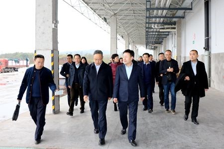 重庆出入境检验检疫局莅临超创集团重庆明品福项目调研
