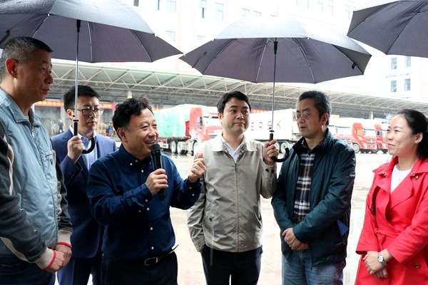重庆市委党校第55期区县党政班调研中国西部农产品冷链物流中心